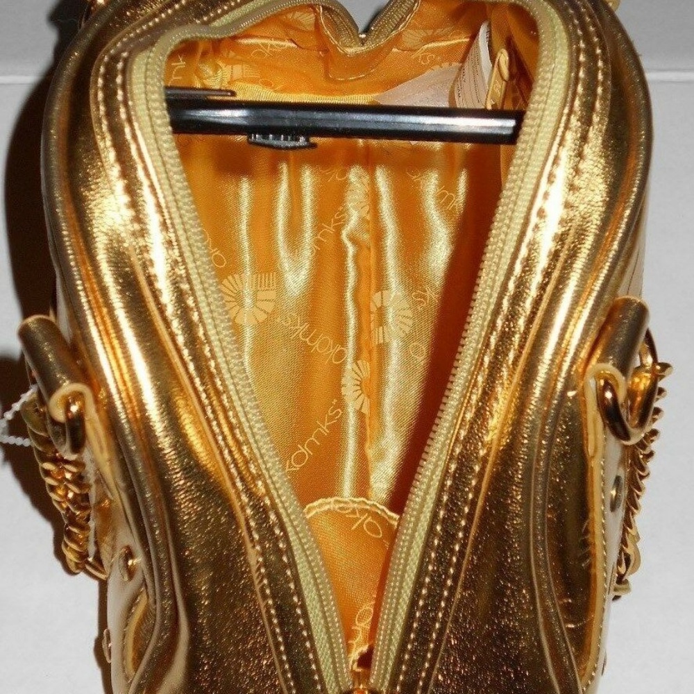 Vintage Designer Gold Hardware Chain Purse Handbag - Picture 4 of 7